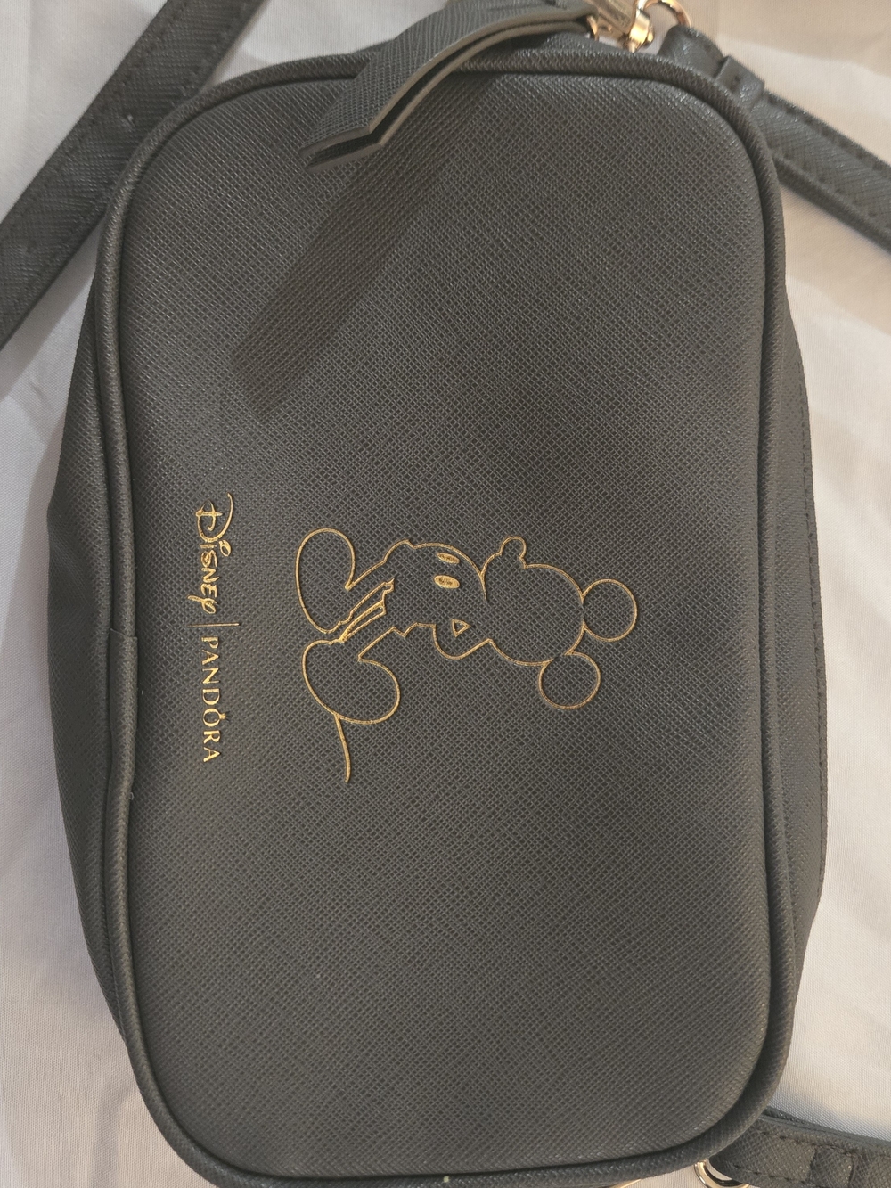 Disney/Pandora Crossbody Bag with Gold Mickey Detail